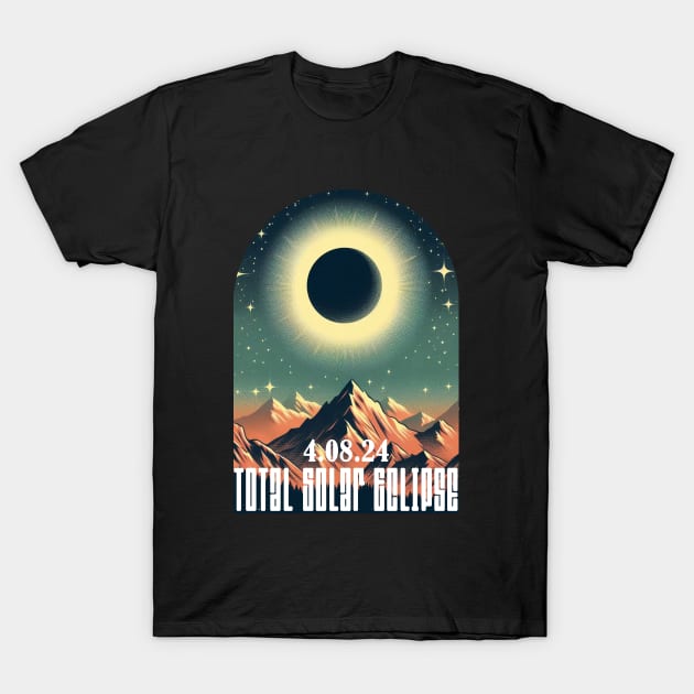 Total Solar Eclipse T-Shirt by ZaikyArt